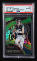 Trevor Lawrence 2023 Select Prizm Neon Green Die Cut #212 #241/499 (PSA 10) at PristineAuction.com
