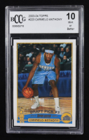 Carmelo Anthony 2003-04 Topps #223 RC (BCCG 10) at PristineAuction.com