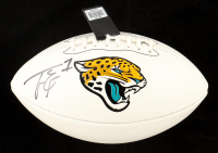 Travis Etienne Signed Jaguars Logo Football (JSA) at PristineAuction.com