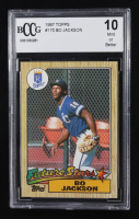 Bo Jackson 1987 Topps #170 RC (BCCG 10) at PristineAuction.com