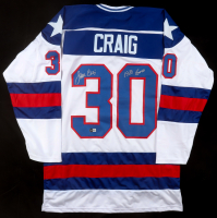 Jim Craig Signed Jersey Inscribed "1980 Gold" (Beckett) at PristineAuction.com