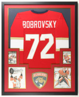 Sergei Bobrovsky Signed Custom Framed Jersey Display (JSA) at PristineAuction.com