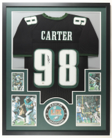 Jalen Carter Signed Custom Framed Jersey Display (PSA) at PristineAuction.com