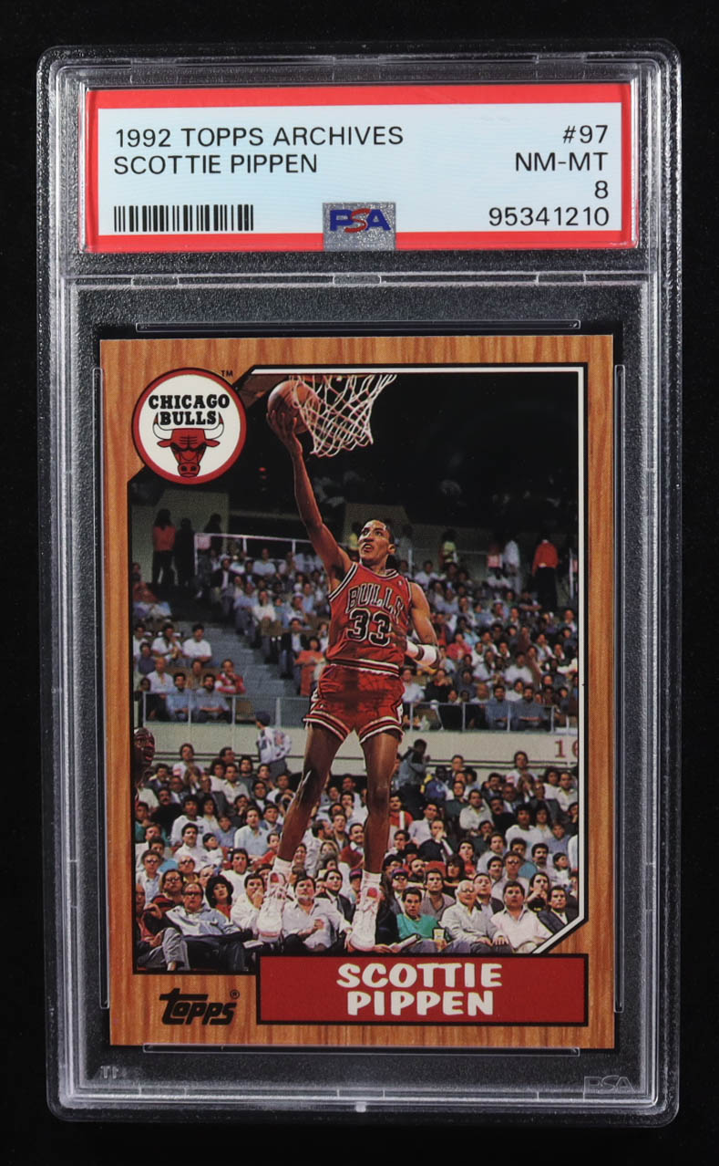 Scottie Pippen 1992 Topps Archives #97 (PSA 8) at PristineAuction.com Scottie Pippen 1992 Topps Archives #97 (PSA 8) at PristineAuction.com