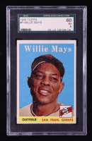 Willie Mays 1958 Topps #5 (SGC 5) at PristineAuction.com