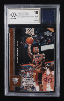 Michael Jordan 1996-97 Upper Deck Practice-Worn UNC Shorts #16  (BCCG 10) at PristineAuction.com