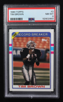 Tim Brown 1989 Topps #2 RB (PSA 8) at PristineAuction.com