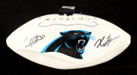 Chuba Hubbard & Xavier Legette Signed Panthers Logo Football (Beckett) at PristineAuction.com