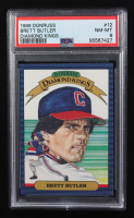 Brett Butler 1986 Donruss #12 DK (PSA 8) at PristineAuction.com