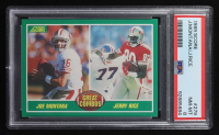 Joe Montana / Jerry Rice 1989 Score #279 (PSA 8) at PristineAuction.com