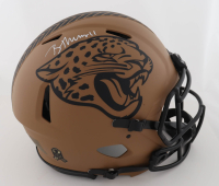 Brian Thomas Jr. Signed Jaguars Full-Size Authentic Salute To Service Alternate Speed Helmet (Fanatics) at PristineAuction.com