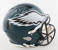 Michael Vick Signed Eagles Full-Size Authentic On-Field Speed Helmet Inscribed "Dual Threat GOAT" (Beckett) at PristineAuction.com