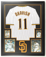 Yu Darvish Signed Custom Framed Jersey Display (JSA) at PristineAuction.com