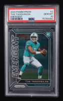 Tua Tagovailoa 2020 Panini Prizm Emergent #2 RC (PSA 10) at PristineAuction.com