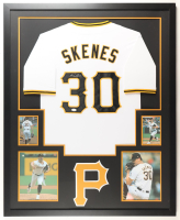 Paul Skenes Signed Custom Framed Jersey Display (JSA) at PristineAuction.com