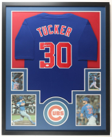 Kyle Tucker Signed Custom Framed Jersey Display (JSA) at PristineAuction.com