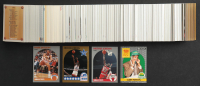 1990-91 Hoops Complete Set of (440) Basketball Cards with Michael Jordan #65, Michael Jordan #5 AS, Mark Jackson #205 (Menendez Brothers Courtside), Magic Johnson #18 at PristineAuction.com