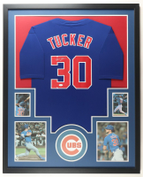 Kyle Tucker Signed Custom Framed Jersey Display (JSA) at PristineAuction.com