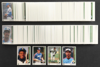 1989 Upper Deck Baseball Card Complete Set with (800) Cards with Randy Johnson #25 RC, John Smoltz #17 RC, Ken Griffey Jr . #1 RC, Craig Biggio #273 at PristineAuction.com
