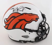 Bill Romanowski Signed Broncos Full-Size Authentic On-Field Lunar Eclipse Alternate Speed Helmet (Beckett) at PristineAuction.com