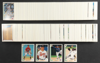 1991 Upper Deck Complete Set of (800) Baseball Cards with Chipper Jones #55 RC, Mike Mussina #65 RC, Barry Bonds #154, Jeff Bagwell #755 at PristineAuction.com