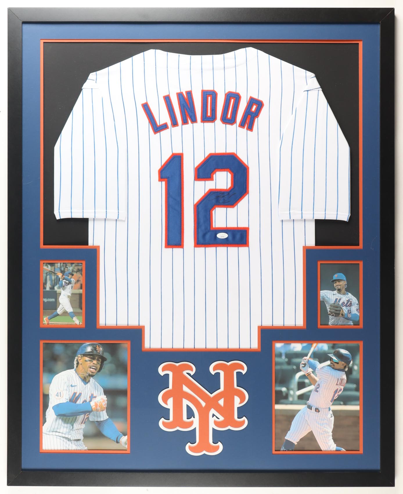 Fransisco Lindor Signed Custom Framed Jersey Display (JSA) at PristineAuction.com Fransisco Lindor Signed Custom Framed Jersey Display (JSA) at PristineAuction.com