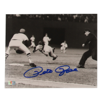 Pete Rose Signed Reds 8x10 Photo (AIV) at PristineAuction.com