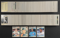 1989 Fleer Complete Set of (660) Baseball Cards with Craig Biggio #353 RC, Ken Griffey Jr. #548 RC, Randy Johnson #381 RC, Bill Ripken #616 at PristineAuction.com