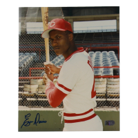 Eric Davis Signed Reds 8x10 Photo (AIV) at PristineAuction.com