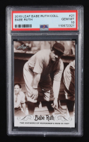 Babe Ruth 2016 Leaf Babe Ruth Collection #21 (PSA 10) at PristineAuction.com