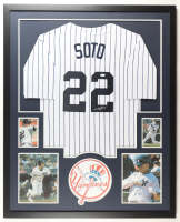 Juan Soto Signed Custom Framed Jersey Display (JSA) at PristineAuction.com