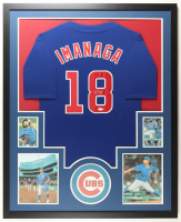 Shota Imanaga Signed Custom Framed Jersey Display (JSA) at PristineAuction.com
