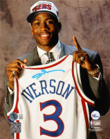 Allen Iverson Signed 76ers 8x10 Photo (Beckett) at PristineAuction.com