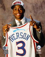 Allen Iverson Signed 76ers 8x10 Photo (Beckett) at PristineAuction.com
