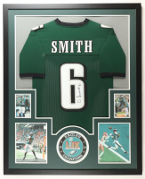 Devonte Smith Signed Custom Framed Jersey Display (JSA) at PristineAuction.com