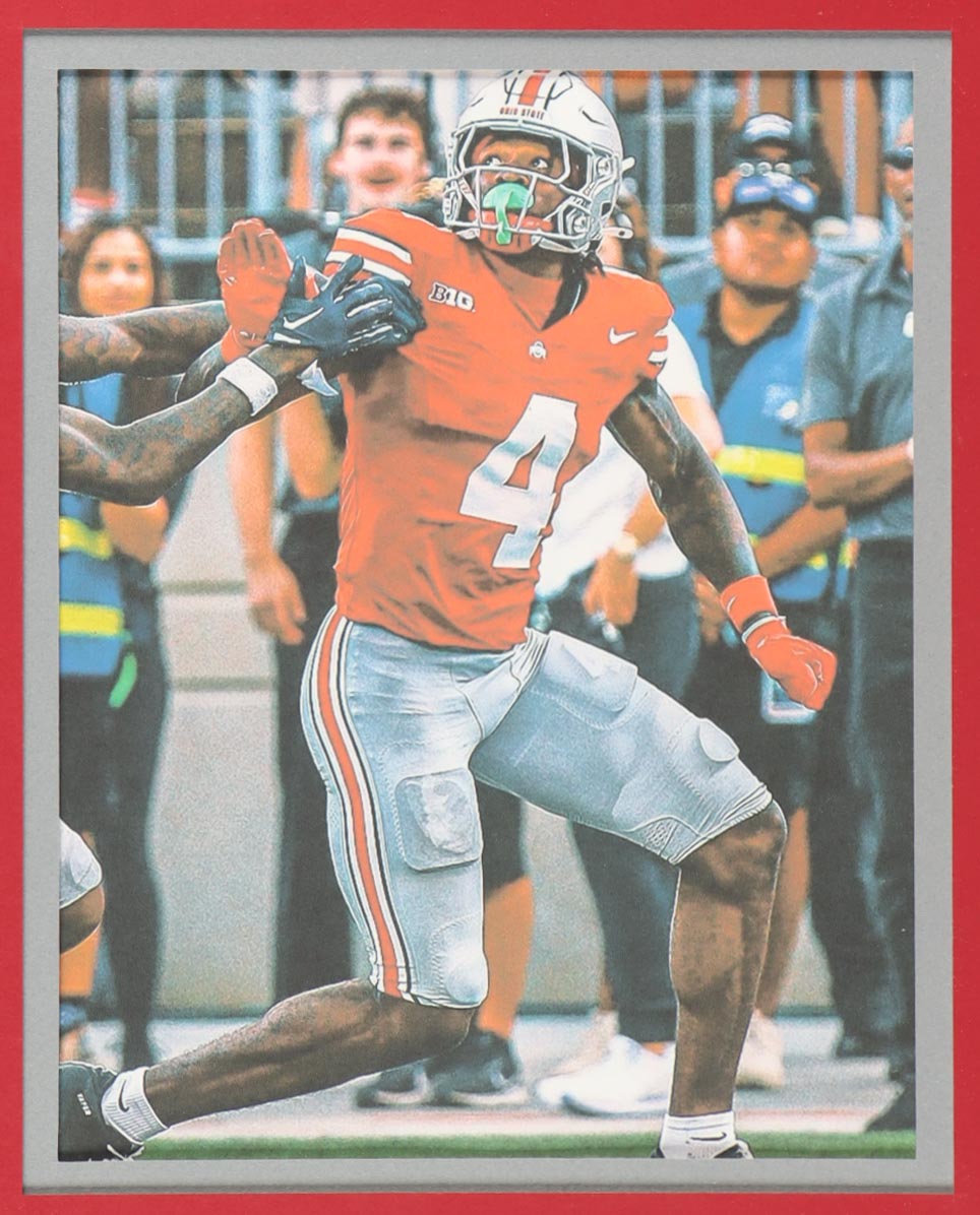 Jeremiah Smith Signed Custom Framed Jersey Display (JSA) at PristineAuction.com Jeremiah Smith Signed Custom Framed Jersey Display (JSA) at PristineAuction.com