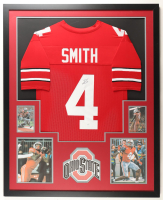 Jeremiah Smith Signed Custom Framed Jersey Display (JSA) at PristineAuction.com