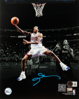 Allen Iverson Signed 76ers 8x10 Photo (Beckett) at PristineAuction.com