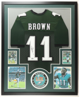 AJ Brown Signed Custom Framed Jersey Display (Beckett) at PristineAuction.com