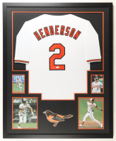 Gunnar Henderson Signed Custom Framed Jersey Display (JSA) at PristineAuction.com