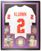 Cade Klubnik Signed Custom Framed Jersey Display (JSA) at PristineAuction.com