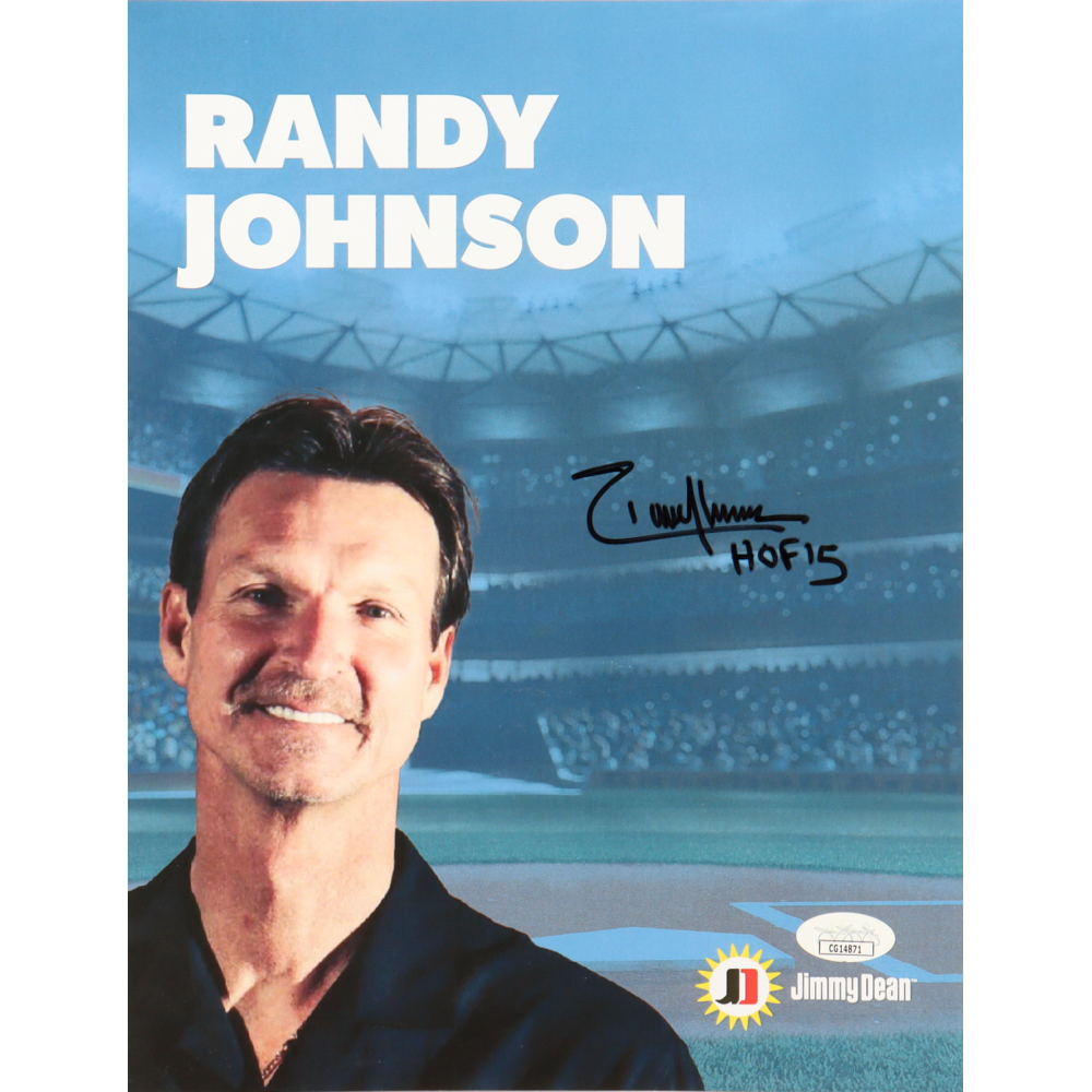 Randy Johnson Signed 8x10 Photo Inscribed "HOF 15" (JSA) at PristineAuction.com