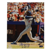 Andre Dawson Signed Cubs 8x10 Photo Inscribed "NL ROY 77" & "NL MVP 87" (AIV) at PristineAuction.com