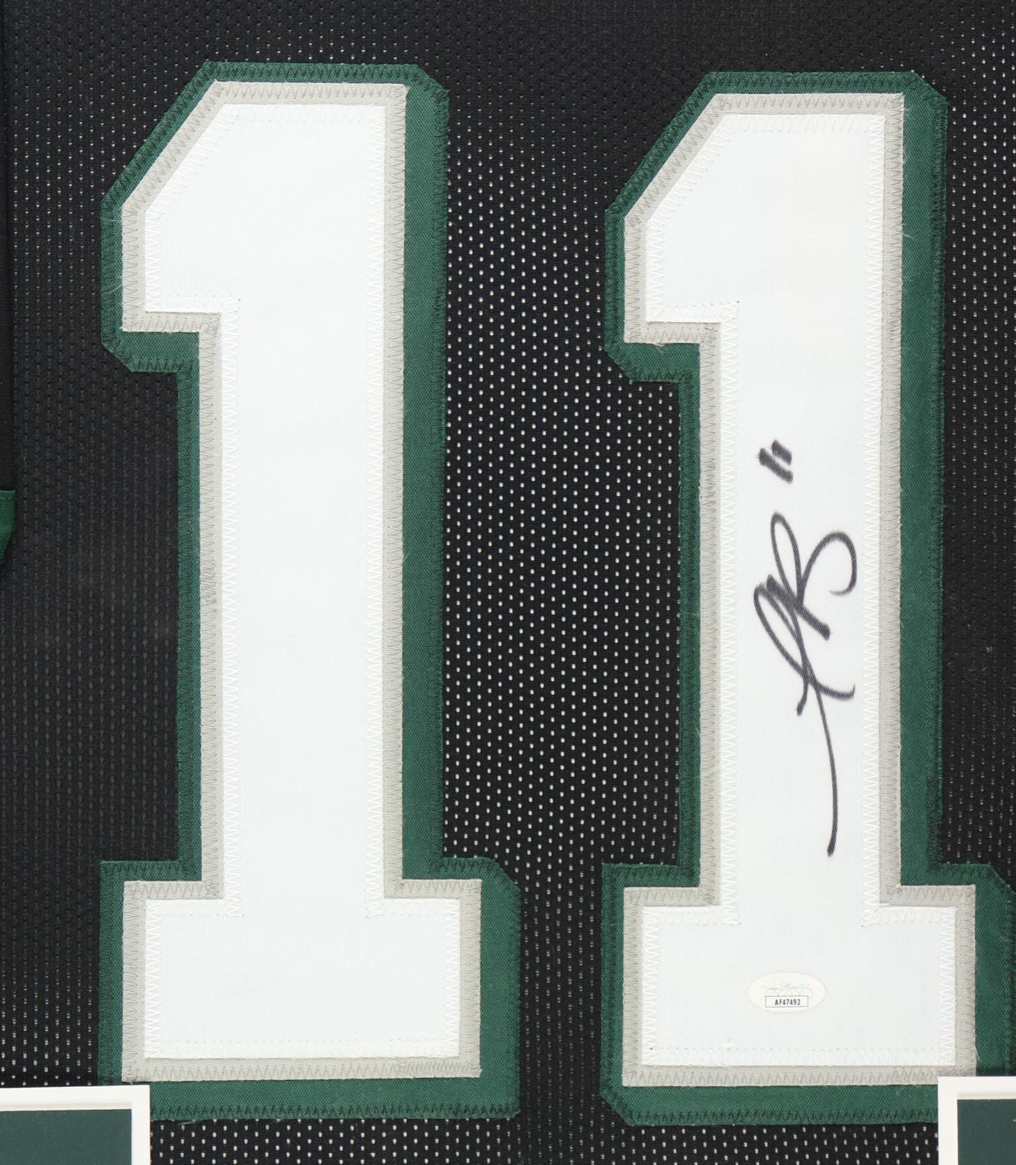 AJ Brown Signed Custom Framed Jersey Display (JSA) at PristineAuction.com AJ Brown Signed Custom Framed Jersey Display (JSA) at PristineAuction.com