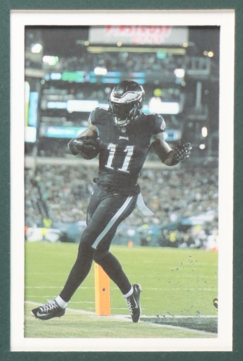 AJ Brown Signed Custom Framed Jersey Display (JSA) at PristineAuction.com AJ Brown Signed Custom Framed Jersey Display (JSA) at PristineAuction.com