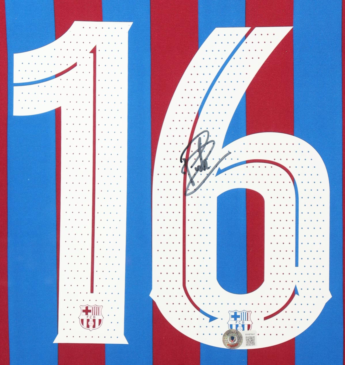 Pedri Signed Custom Framed Jersey Display (Beckett) at PristineAuction.com Pedri Signed Custom Framed Jersey Display (Beckett) at PristineAuction.com