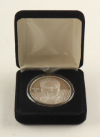 Rick Mirer LE The Highland Mint 1 Troy Oz .999 Fine Silver Commemorative Bullion Round at PristineAuction.com