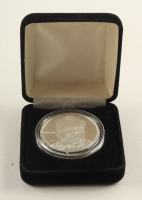 Barry Bonds LE The Highland Mint 1 Troy Oz .999 Fine Silver Commemorative Bullion Round at PristineAuction.com