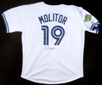 Paul Molitor Signed Blue Jays Majestic Authentic Jersey With 1993 World Series Patch (Beckett) at PristineAuction.com