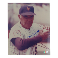 Phil Cavarretta Signed Mets 8x10 Photo (AIV) at PristineAuction.com
